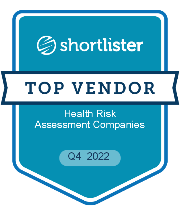 Shortlister Top Vendor Q4 2022 Health Risk Assessment Companies Badge